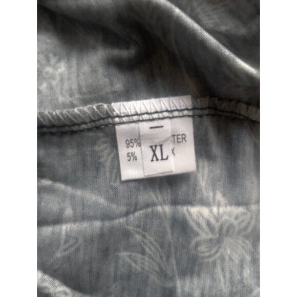 Women's Summer Loose Fit Sleeveless Tunic Blouse Lightweight Stretch Floral XL - Picture 9 of 9